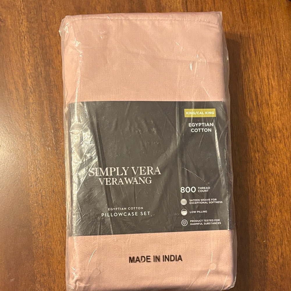 Simply Vera Vera Wang Blush Egyptian Cotton Pillowcase Set